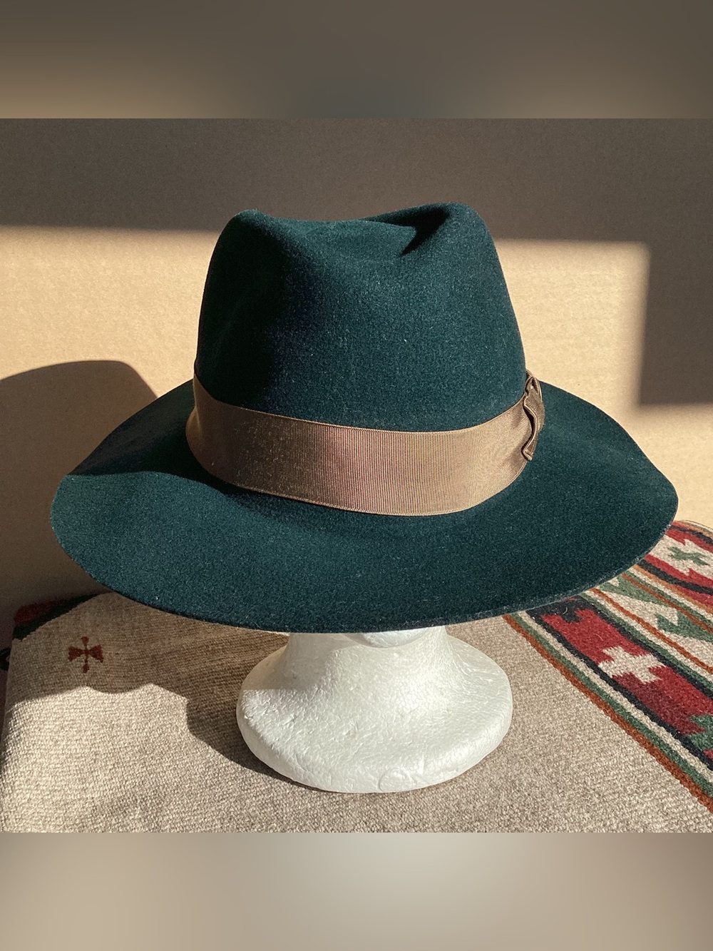 Goorin bros country line wool western fedora hat size large Made in USA